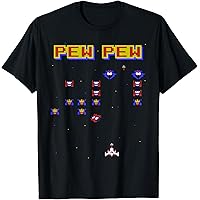 Amazon.com: Arcade Retro video game ship T-Shirt : Clothing